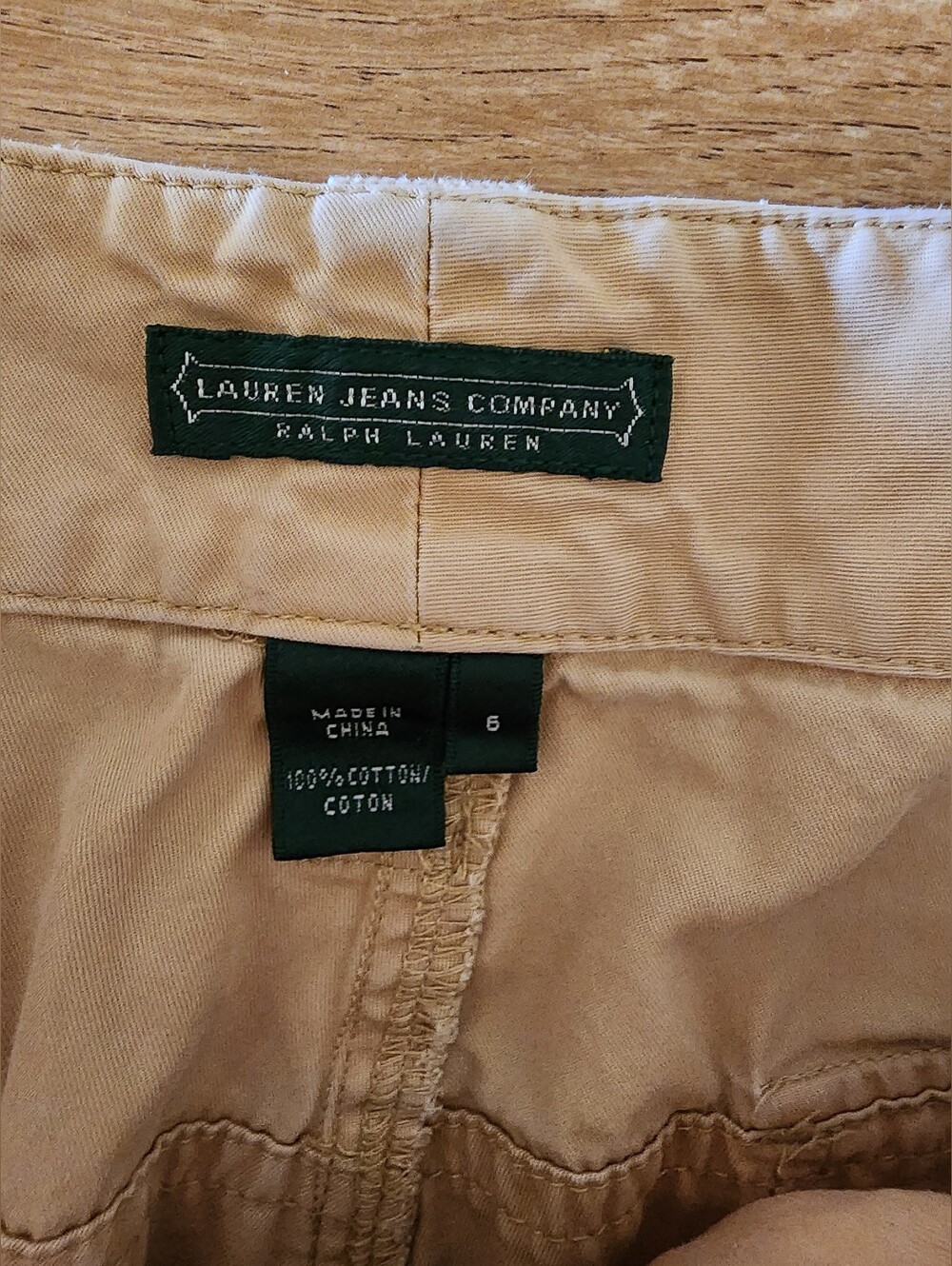 Vintage Ralph Lauren Safari Cargo Paratrooper Pants Size 6 Baggy Utility Cropped - Picture 6 of 13